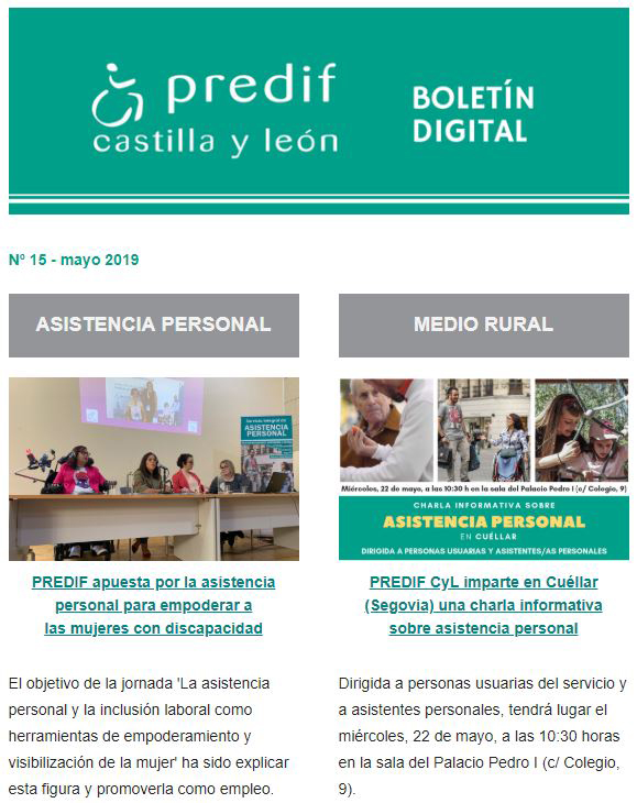 Boletín digital nº 15- mayo 2019