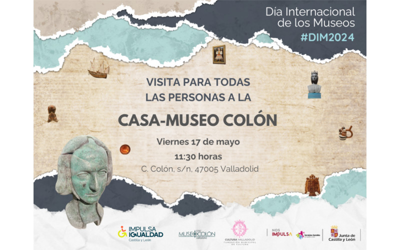 IMPULSA IGUALDAD CASTILLA Y LEÓN y LA CASA-MUSEO COLÓN “descubren” la cultura para todas las personas