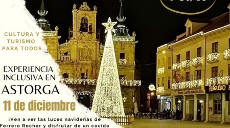 Las luces navideñas de Astorga, protagonistas de la siguiente experiencia inclusiva de PREDIF