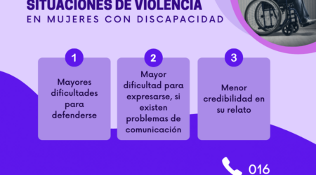 Conoce los obstáculos que facilitan la aparición de situaciones de violencia en mujeres con discapacidad