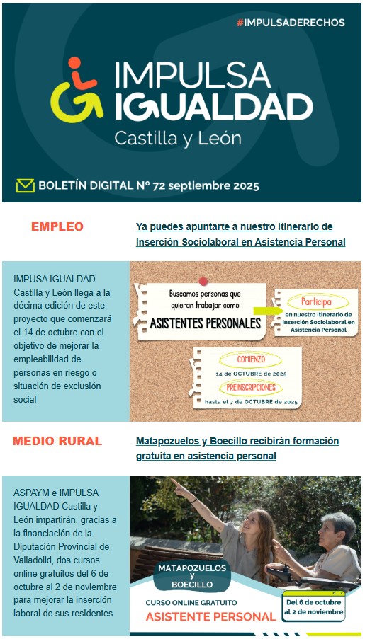 Boletín digital nº 72 - septiembre 2025
