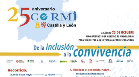 El CERMI Castilla y León te invita a celebrar su 25º aniversario ‘De la inclusión a la convivencia’