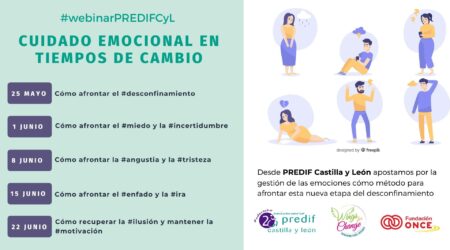 PREDIF Castilla y León apuesta por la gestión de las emociones en la desescalada