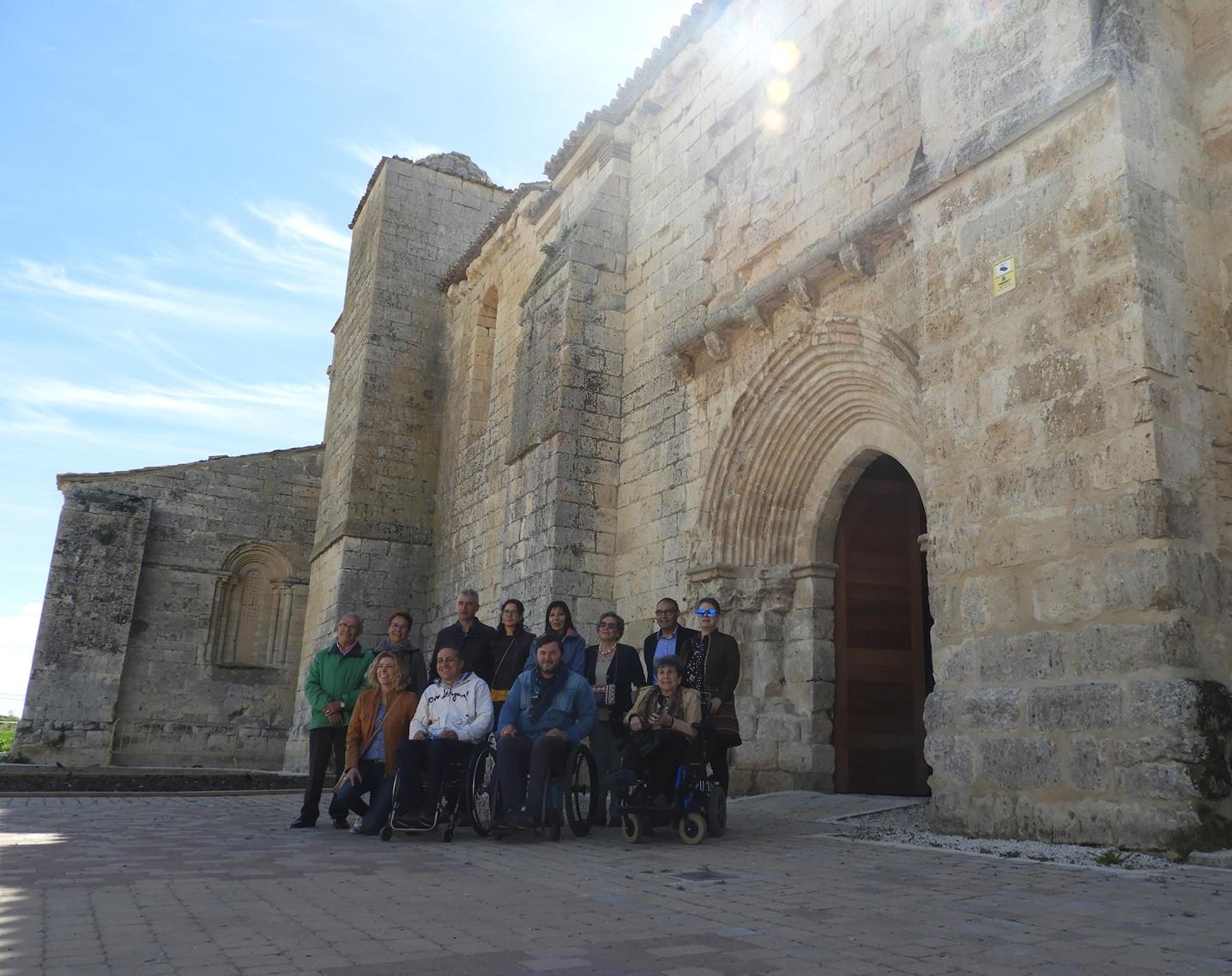 Las ‘Experiencias Turísticas para Todos’ de PREDIF CyL finalizan en el Monasterio de Santa María de Palazuelos