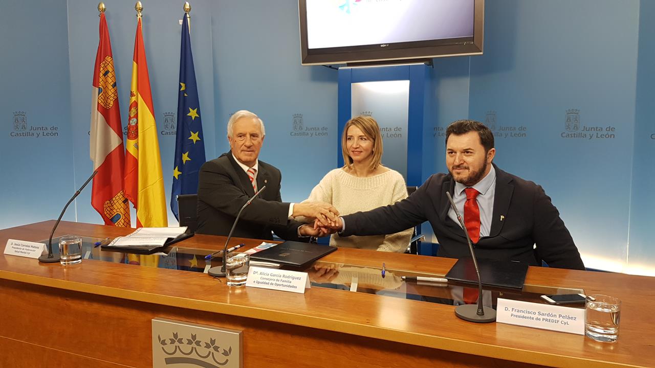 Junta, PREDIF CyL y Federación Salud Mental CyL se alían para impulsar la Asistencia Personal