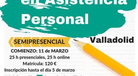 PREDIF CyL organiza una nueva formación semipresencial en Asistencia Personal para marzo