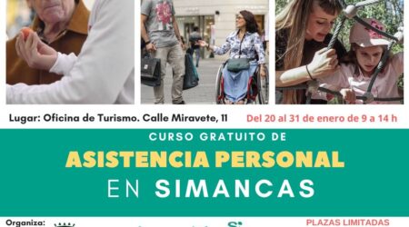 PREDIF CyL y el Ayuntamiento de Simancas organizan una formación presencial en asistencia personal