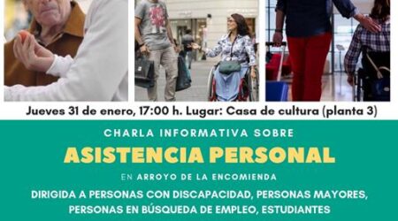 PREDIF CyL y el Ayuntamiento de Arroyo de la Encomienda organizan una charla sobre Asistencia Personal