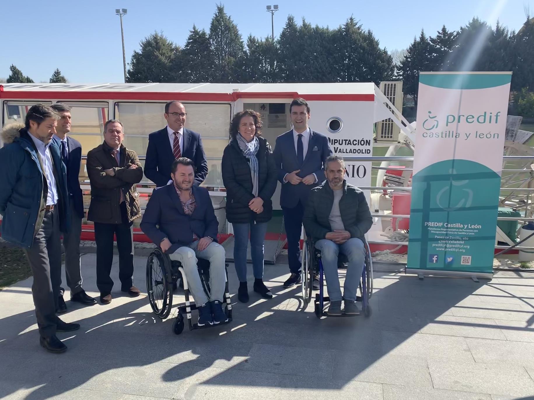 Junta y PREDIF apuestan por productos turísticos accesibles como el Canal de Castilla a su paso por Medina de Rioseco
