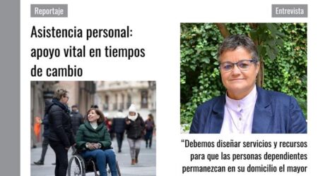 ‘Asistencia personal, apoyo vital en tiempos de cambio’, tema central del número de junio de la revista ‘El asistente personal’