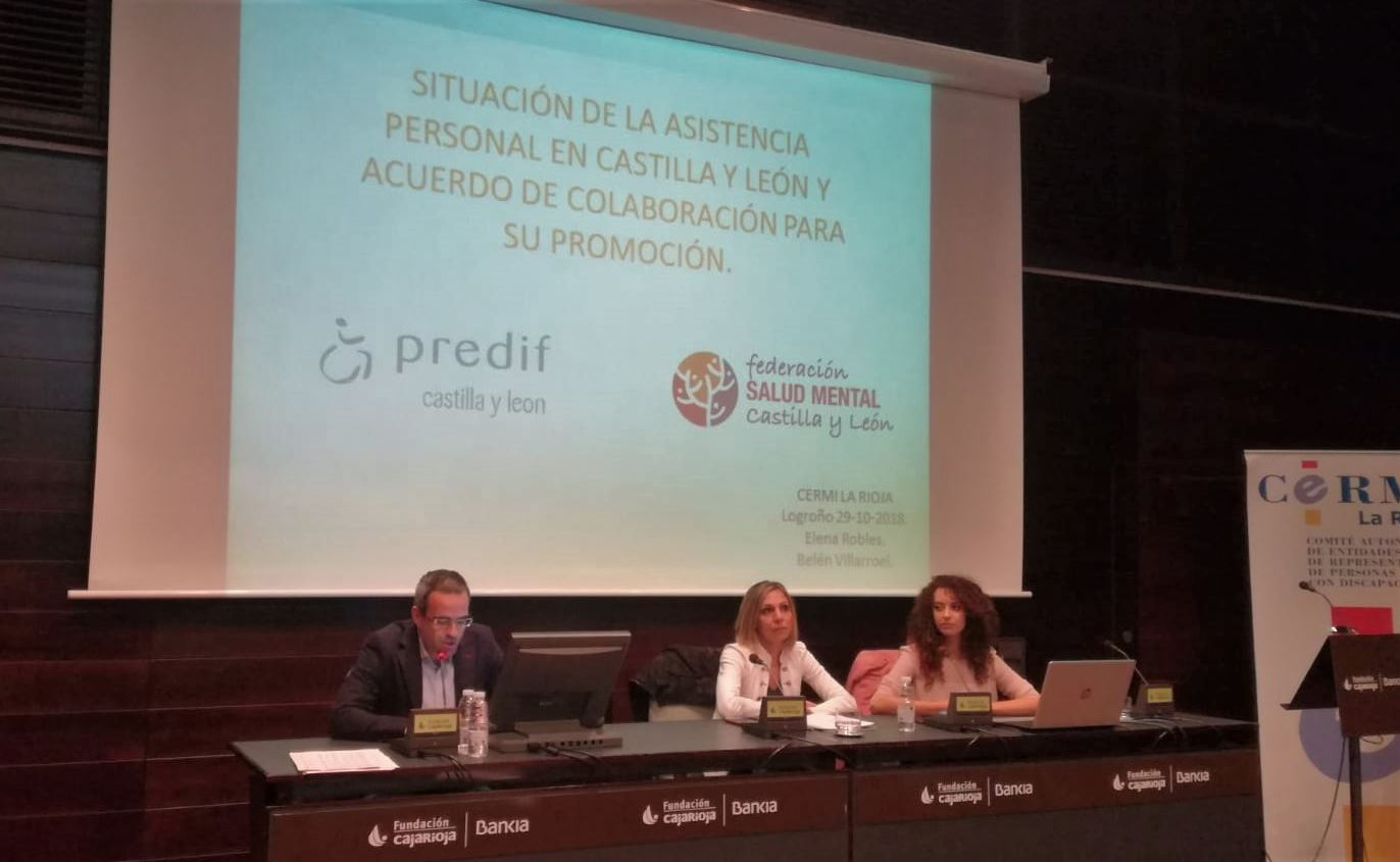 PREDIF CyL participa en la jornada ‘La figura del asistente personal’ organizada por CERMI La Rioja
