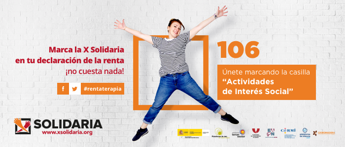 PREDIF CyL anima a la ciudadanía a marcar la casilla de la ‘X Solidaria’ en la declaración de la renta