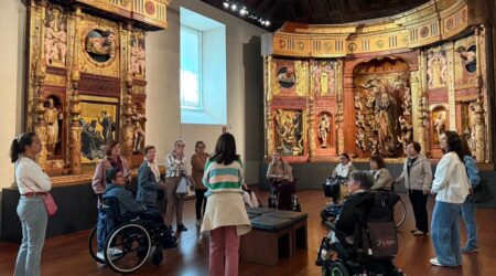 La accesibilidad del Museo Nacional de Escultura da la talla
